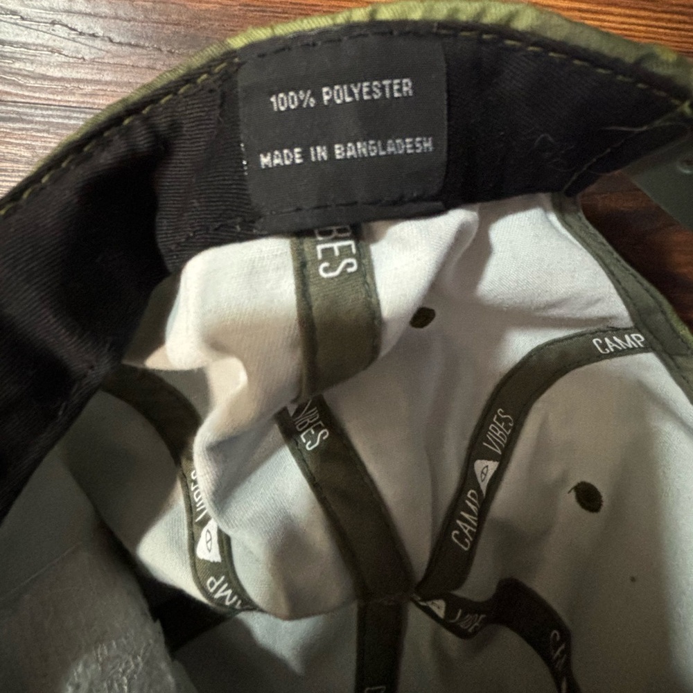 Poler Outdoor Stuff SnapBack Camo EUC Hiking Camp Vibes One Size - Picture 3 of 5